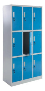 Lockers Metálicos Guarda Bultos 9 Puertas Porta Candado
