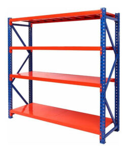 Estantería Metálica C/tornillos 4 Niveles 2x2x0.6m 800 Kg