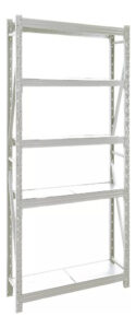Estantería Metálica C/tornillos 5 Niveles 2x1x0.6m 1.000 Kg