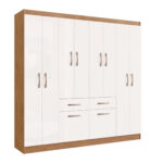 Ropero Armario Placard 8 Puertas 4 Cajones - Imagen 2
