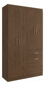 Ropero Placard 4 Puertas 2 Cajones - 5804