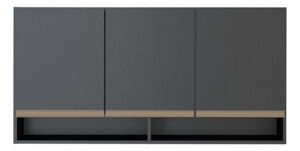 Aéreo De Cocina 3 Puertas Y 2 Estantes