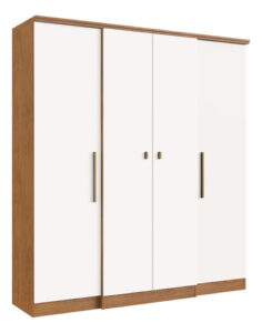 Ropero Armario Placard 4 Puertas 2 Cajones - 25040