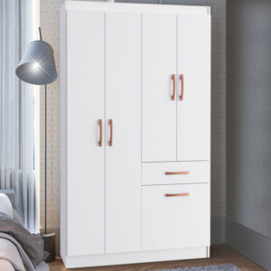 Ropero Placard 4 Puertas 2 Cajones