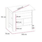 Mesa Isla De Cocina, Auxiliar, Desayunador - Imagen 4