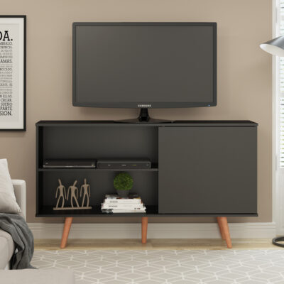 Rack Para Tv 60 Modular Con Puerta