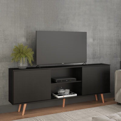 Rack Para Tv 75 Modular Con Estantes
