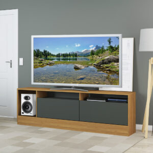 Rack Mesa Tv De Hasta 75 Pulgadas Con Puertas