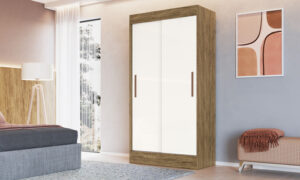 Ropero Placard 2 Puertas Corredizas 2 Cajones