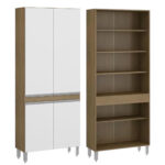 Mueble Auxiliar De Cocina Microondas Horno Alacena 4 Puertas - Image 2