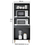 Armario Mueble De Cocina Kit Multiuso Aparador - Imagen 5