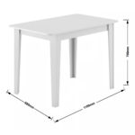 Mesa Comedor Rectangular De Madera Cocina Living Estar - Image 4