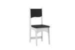 Silla Comedor Madera Rustico Tapizado Cuero Living Hogar - Image 3