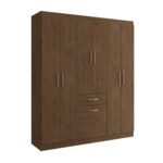Ropero Placard 6 Puertas 2 Cajones Jacaranda - Image 3