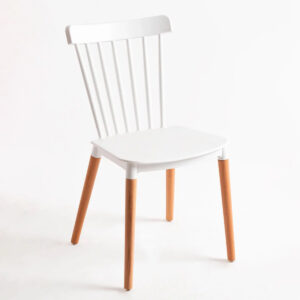 Silla De Comedor Windsor Apilable Respaldo Alto