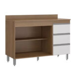 Bajo Mesada Mueble De Cocina 1,20 Metros - Imagen 3