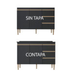Mesada Tapa De Cocina De 1.20 Encimera De Balcón Bajo Mesada - Image 3