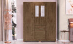 Ropero Placard 6 Puertas 2 Cajones Jacaranda - Image 1