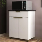 Mueble Bajo Mesada De Cocina Aparador Multiuso Con Ruedas - Imagen 1