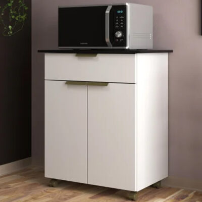 Mueble Bajo Mesada De Cocina Aparador Multiuso Con Ruedas