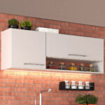 Aéreo De Cocina 2 Puertas Con Divisor Y Estantes - Image 1