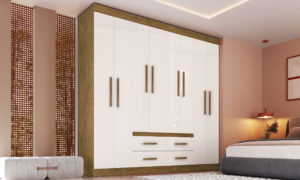 Ropero Armario 8 Puertas 4 Cajones 100% Mdf