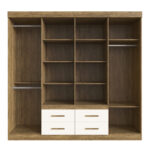 Ropero Armario 8 Puertas 4 Cajones 100% Mdf - Imagen 5