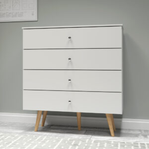 Comoda Cajonera Zapatera Nordica Retro 4 Cajones