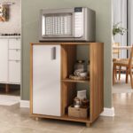 Mueble Horno Microondas Frutero Cocina Con Estante Y Puerta - Imagen 1