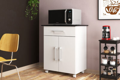 Mueble Bajo Mesada De Cocina Aparador Multiuso Con Ruedas