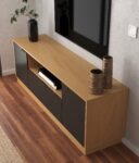 Rack Tv 75 Pulgadas Living Estar Con Estantes Y Puertas - Image 3