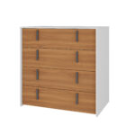 Comoda De 4 Cajones Cajonera Zapatera Mueble Guardaropa - Imagen 4