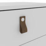 Mesa De Luz Mesita Veladora De Noche 2 Cajones - Imagen 5