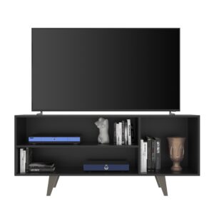 Rack Tv De 55 Living Comedor Modular Puerta Y Estantes