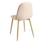 Silla Comedor Eames Forrada Con Tela Lavable Y patas De Metal - Image 3