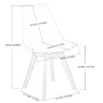 Silla Tulip Tipo Eames De Living Comedor Acolchonada Premium - Image 4