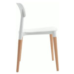Silla Comedor Madera Y Plástico Diseño Moderno - Image 2
