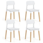 Juego De Comedor Mesa Eames 120cm + 4 Sillas Milan A30 - Imagen 2