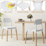 Silla Comedor Madera Y Plástico Diseño Moderno - Image 6
