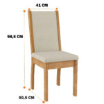 Juego De Comedor Mesa Rectangular Cocina Living + 4 Sillas - Image 6