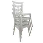 Silla De Comedor Katrina Apilable Cocina Sala Exterior - Imagen 3