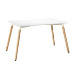 Juego Comedor Mesa Rectangular Eames 120cm + 4 Sillas Tulip - Image 4