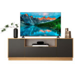 Rack Tv 75 Pulgadas Living Estar Con Estantes Y Puertas - Image 2