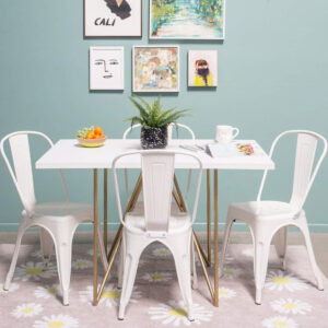 Silla De Comedor Tolix Metal Living Comedor Super Resistente