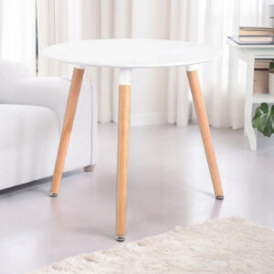 Mesa Redonda Eames 80 Cm Nórdica Diseño Living Comedor