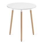 Mesa Redonda Eames 80 Cm Nórdica Diseño Living Comedor - Image 3