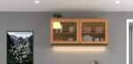 Aéreo De Cocina 2 Puertas De Vidrio De 120 Cm Con Estantes - Image 1