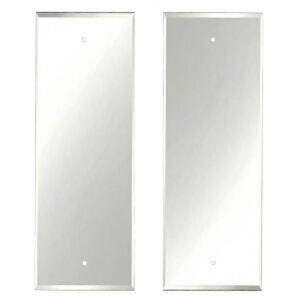 Pack 2 Espejos Listos Para Colocar En Cualquier Superficie 50x17 Cm