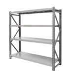 Estantería Metálica Con Tornillos 4 Niveles 2x2x0.4m 800kg - Image 1