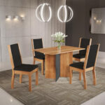 Mesa Comedor Madera Mdp Rectangular Cocina Living - Imagen 3